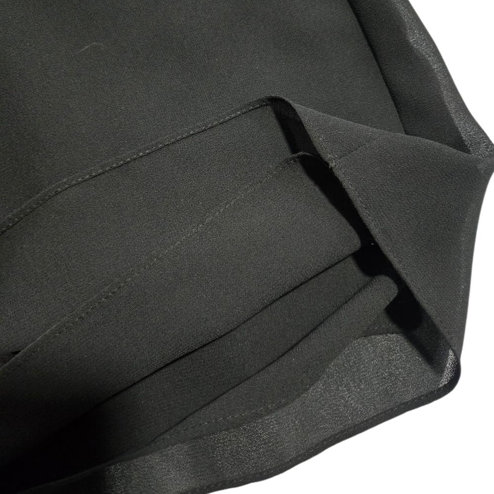 JS Collections Black Wide-Leg Women's Polyester Dress Pants - Picture 4 of 8